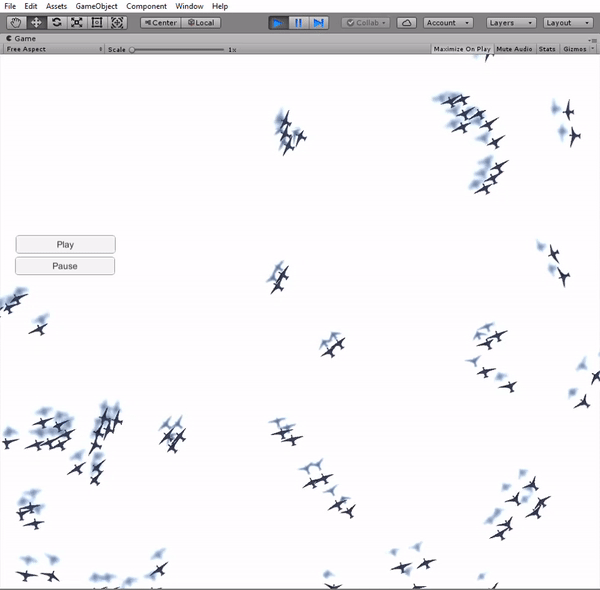 2D flock